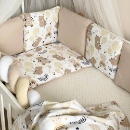Set lenjerie Patut Bebe Copii 7 piese Ursulet de plus (10)